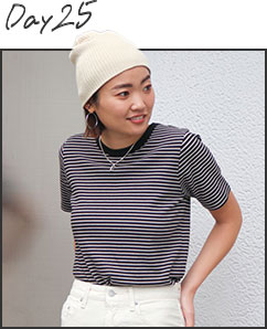 EVERYDAY TEE -30日間のTシャツコーデ-：25