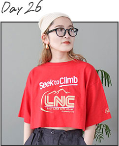 EVERYDAY TEE -30日間のTシャツコーデ-：26