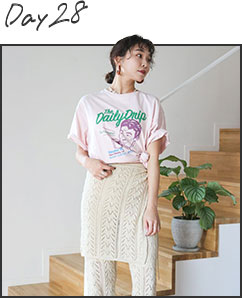 EVERYDAY TEE -30日間のTシャツコーデ-：28