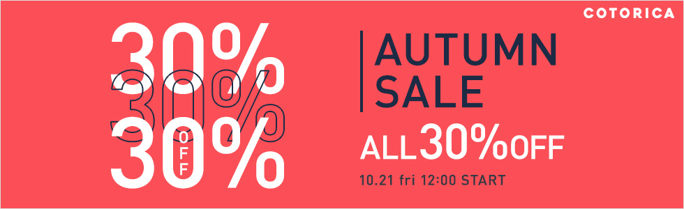 Autunm item ALL30%OFF title