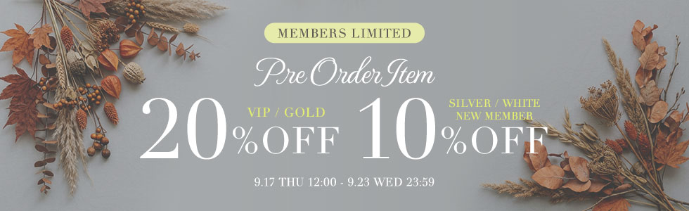 GOLD以上の会員様限定20％OFF / 全会員様10%OFF