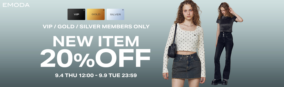 VIP・GOLD・SILVER会員限定 新作商品20%OFF
