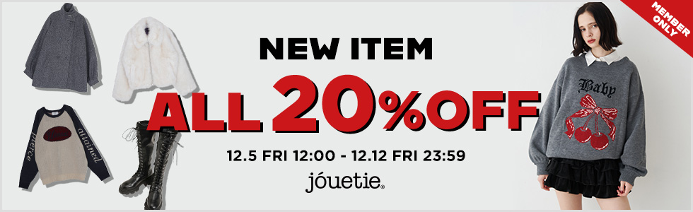 NEW ITEM 20%OFF