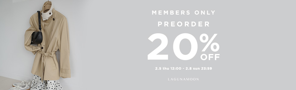 SILVER会員様限定！予約アイテムが20％OFF！