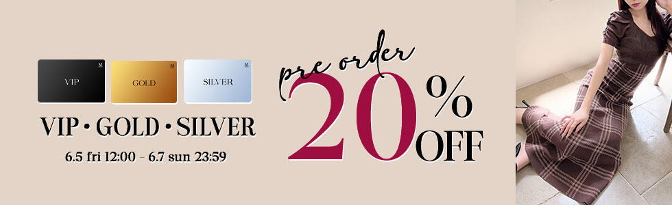 VIP・GOLD・SILVER会員様限定予約20%OFF