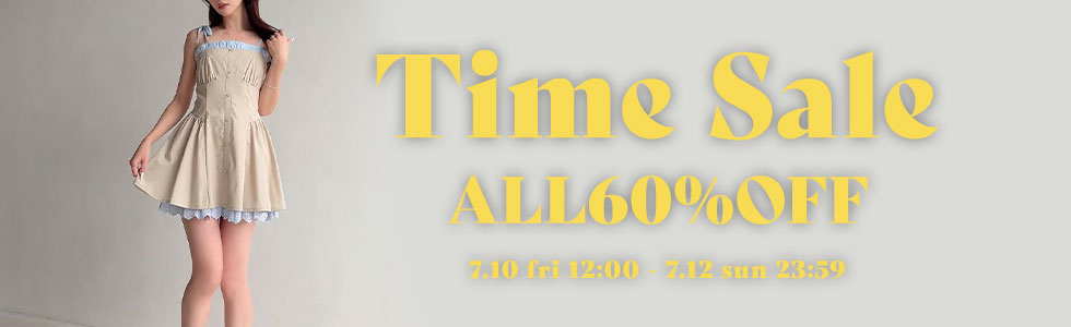 週末タイムセール（ALL60％OFF）