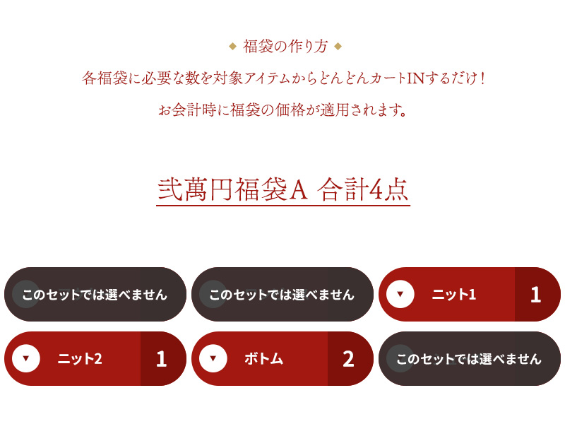 弐萬円福袋A