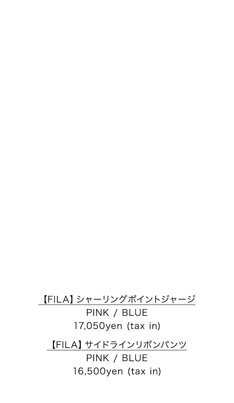 FILA collaboration meet.YOKA OGAWA